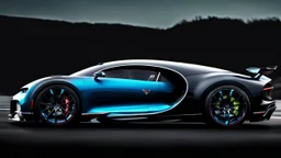 Alien Bugatti Chiron Hyper Sport, desktop wallpaper, 4K, Cinematic, rear