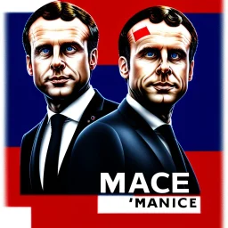 Emmanuel Macron, pastel