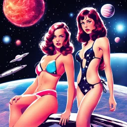 Bikinis in outer space