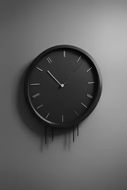 { "prompt": "An elegant modern wall clock with a black on black design, featuring high gloss and sophistication. The clock should convey upscale modernity, perfect for an elegant living room or bedroom.", "size": "1024x1024" }