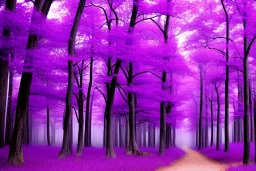 purple forest