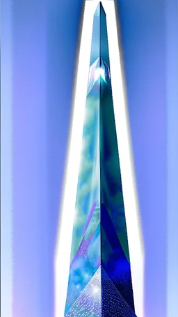 The majestic crystalline obelisk