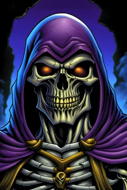 villain Skeletor from he-man,