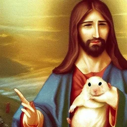 Hamster jesus dies for our sins anime