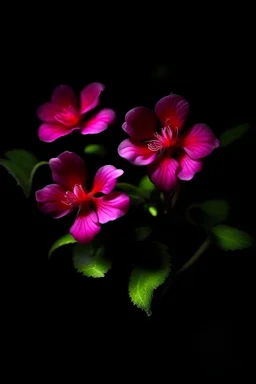 redviolet bloomes, natural and very special in the dark of the humid night -- ar 9:16--v52