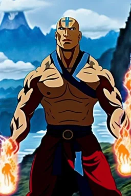 Avatar the last airbender starring Dwayne the Rock Johnson