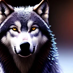 wolf, glistening oiled shiny, intricate, Exquisite details and textures, highly detailed, digital painting, artstation, concept art, sharp focus, tribal background, illustration, 8k, by stability ai, nvidia