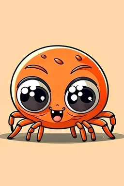 cute cartoon baby spider