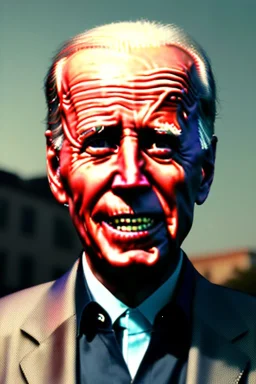 realistic image, joe biden zombie, night, walking twisted, waist up view, 80s, dark ambient, highly detailed, sky background, concept art, unreal engine 5, god rays, ray tracing, RTX, lumen lighting, ultra detail, volumetric lighting, 3d, finely drawn, high definition, high resolution.