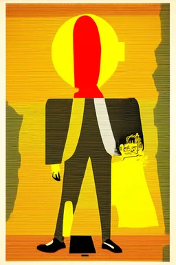standing at the intersection of creation and destruction; a surreal mashup of the styles of Gerd Arntz and Tomma Abts
