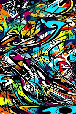 abstract graffiti style
