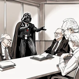 Darth Vader meets Warren Buffett.