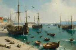 the sea harbor