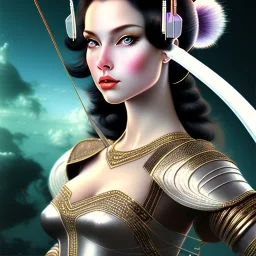 black hair lady archer top on Saturn