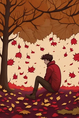 The friend is gone, the leaves are falling.