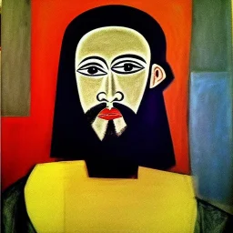 portrait of a King picasso style