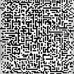 A magazine cover designed to look like a QR code.