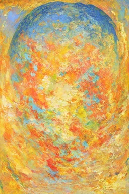 a world within in the style of Sheila Legge