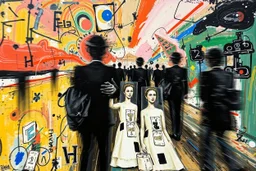 blurred lines warped minds picasso x pollock