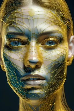صورت با شبکه های عصبی طلایی