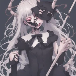 Nihonga policromada art aesthetic ghoul psycodelia marioneta