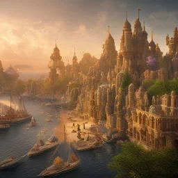 Paradise of Aden, with full details, 4K, 8K, Full HD