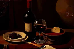 Fado and red wine by Zabist