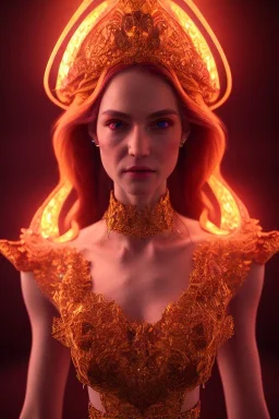 portrait of princes set in magic fire, cinematic lighting, photorealistic, realistic, detailed, volumetric light and shadow, hyper HD, octane render, unreal engine 5 insanely detailed and intricate, hypermaximalist, elegant, ornate, hyper-realistic, super detailed --v 4