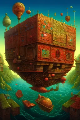 A mesmerizing cubo-futuristic detailed image depicting an otherworldly assemblage art scene featuring intricate patterns art style by Michael Hutter, Jacek Yerka, Don Mcpharlin, RHADS, ARTGERM and Wayne Barlow rendered in a surreal style, with the artwork showcasing a highly detailed and godsend-like quality, resulting in a visually breathtaking masterpiece that seamlessly combines elements of 3D rendering and digital art to evoke a sense of wonder and awe, making it a true standout on platfor