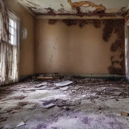 Odd things in an abandoned room