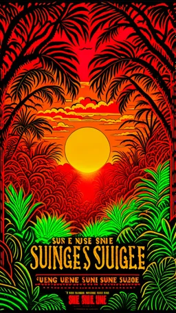 Sunset jungle