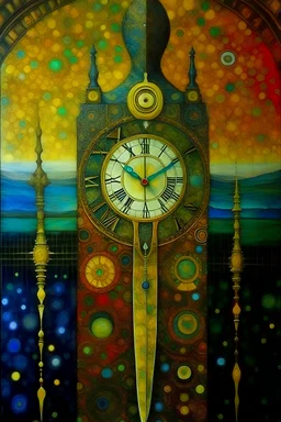 The sword of time will pierce our skins, It doesn't hurt when it begins, But as it works its way on in, The pain grows stronger watch it grin; Neo-Impressionism; Symbolism; Contemporary; Van Gogh; Hundertwasser; Giger