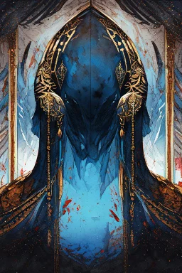 A portrait of black Labrador by Willem Haenraets, watercolor, wet on wet and splattering techniques, centered, perfect composition, abstraction, surrealism