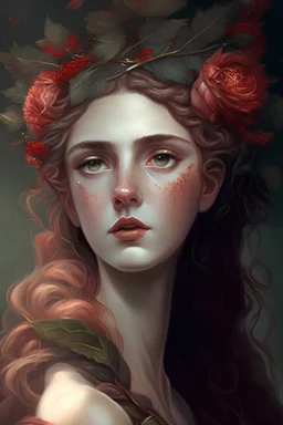 persephone as a beautiful young woman