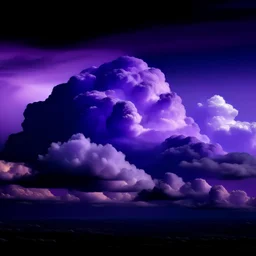 cloudy image with purple