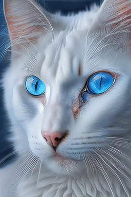 white cat blue eyes