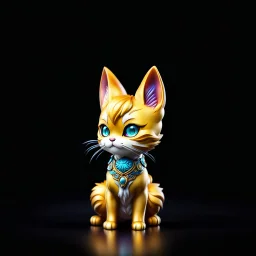 Chibi cat ultra quality, full body, pies completos, hyper detailed, contrasting colors, incredible colors, incredible artwork