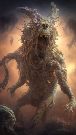 Nul ne saurait décrire le monstre ; aucun langage ne saurait peindre cette vision de folie, ce chaos de cris inarticulés, cette hideuse contradiction de toutes les lois de la matière et de l'ordre cosmique.