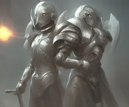 knight, sci-fi, magic armor, concept art, cinematic