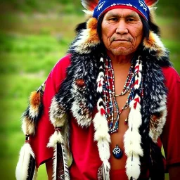 Native American from the Cherokee Tribe Wolf Clan with a little of american in him