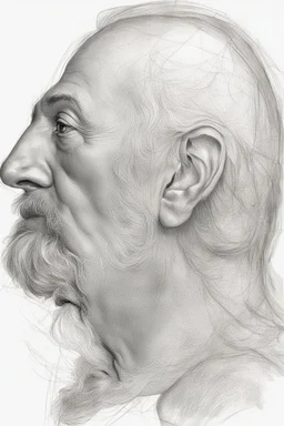 facial Portrait of Sneve Snevenston by Jick Flibbers