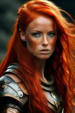 Hot Redheaded Warrior Woman