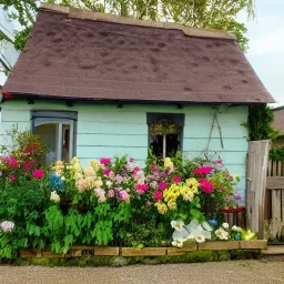 flowery cottage