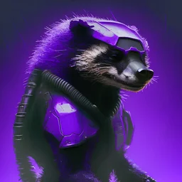 cyber honey badger (purple air)