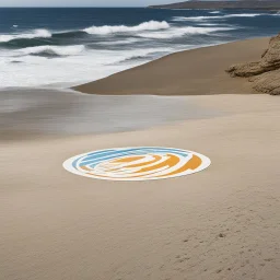 Cap Recherche is the logo of company doing mathematics and located on the Atlantic, in front of a surf spot