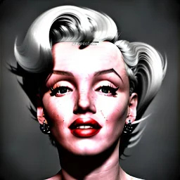 Realistic image portrait, Marylin Monroe, highly detailed, concept art, unreal engine 5, ray tracing, RTX, lumen lighting, ultra detail, volumetric lighting, 3d, finely drawn, high definition, high resolution.