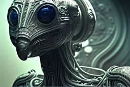 engineer alien face, highly detailed, symmetrical long head, smooth marble surfaces, detailed ink illustration, raiden metal gear, cinematic smooth stone, deep aesthetic, concept art, post process, 4k, carved marble texture and silk cloth, latex skin, highly ornate intricate details, moody lighting, h. r. giger, hayao miyazaki, by artgerm