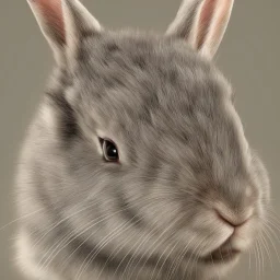 hyper realistic rabbit in sam yuang style