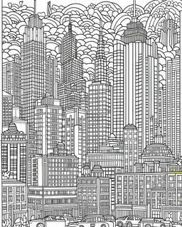 NewYork City Coloring page