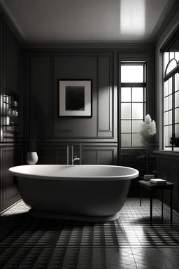 Portrait of a bathroom by modern